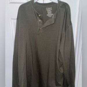 Vintage LL Bean Long Sleeve Henley